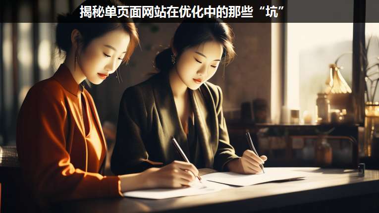 揭秘單頁面網(wǎng)站在優(yōu)化中的那些“坑”