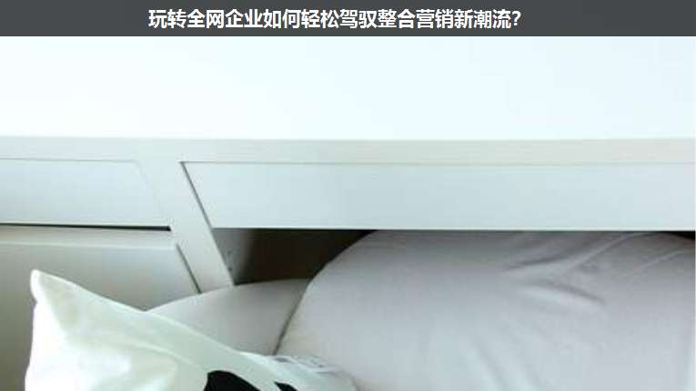 玩轉(zhuǎn)全網(wǎng)企業(yè)如何輕松駕馭整合營銷新潮流?