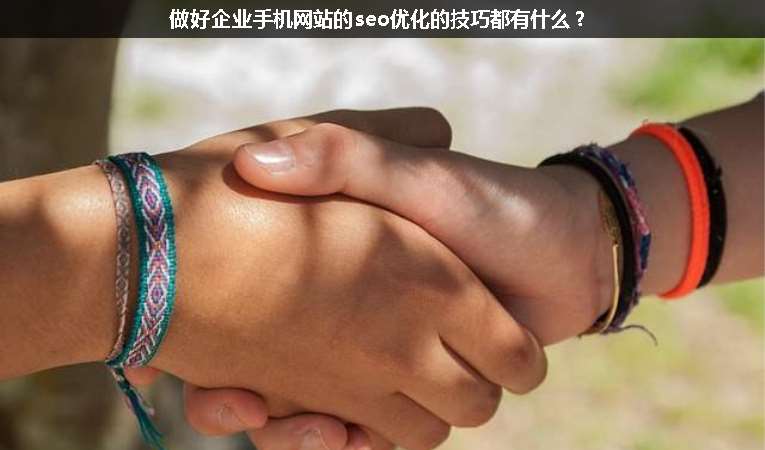 做好企業(yè)手機網(wǎng)站的seo優(yōu)化的技巧都有什么?