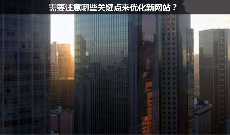 需要注意哪些關(guān)鍵點(diǎn)來優(yōu)化新網(wǎng)站？
